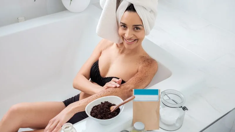 Vücut peelingi hizmetini temsil eden görsel