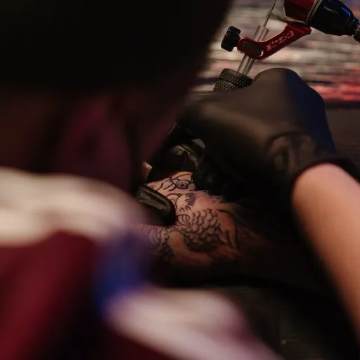 Needle Point Tattoo Bar logosu