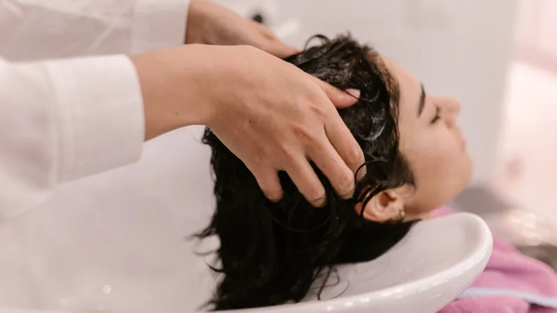 Keratin bakım hizmetini temsil eden görsel