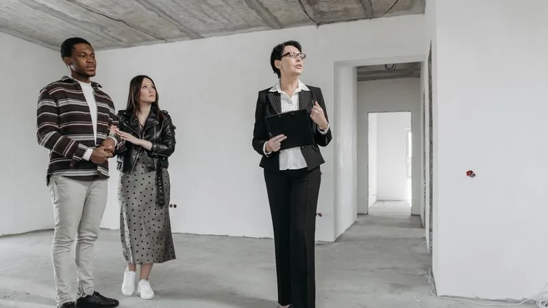 Satılık daire gösterimi hizmetini temsil eden görsel