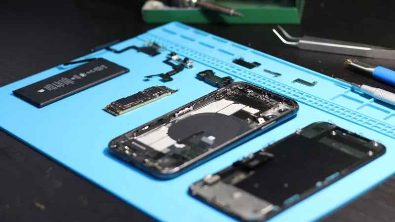 Telefon ekran değişimi hizmetini temsil eden görsel