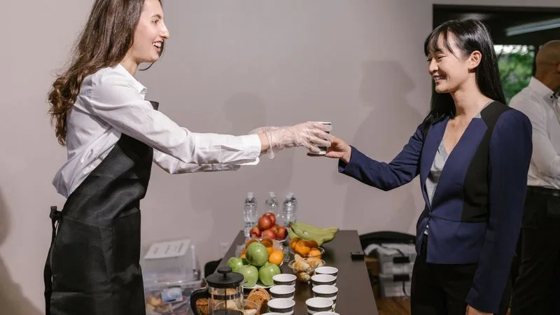 Düğün organizasyonu ön görüşme hizmetini temsil eden görsel
